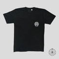 T-shirt à poche fer à cheval exclusif Chrome Hearts Miami en noir