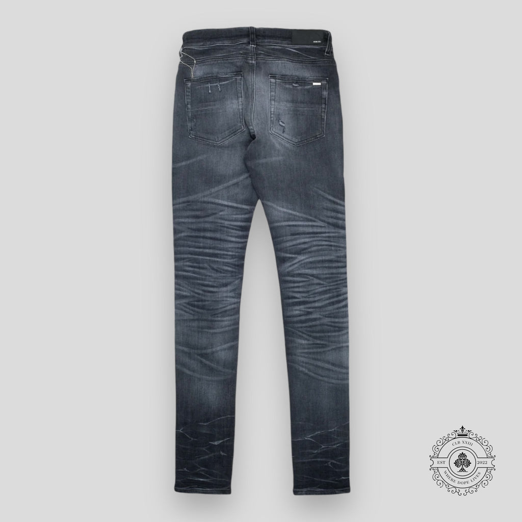 Jeans en denim Amiri Crystal MX1