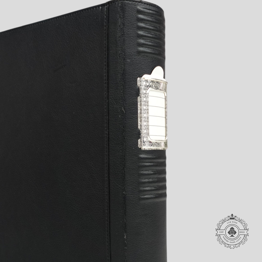 Classeur en cuir fer à cheval Chrome Hearts