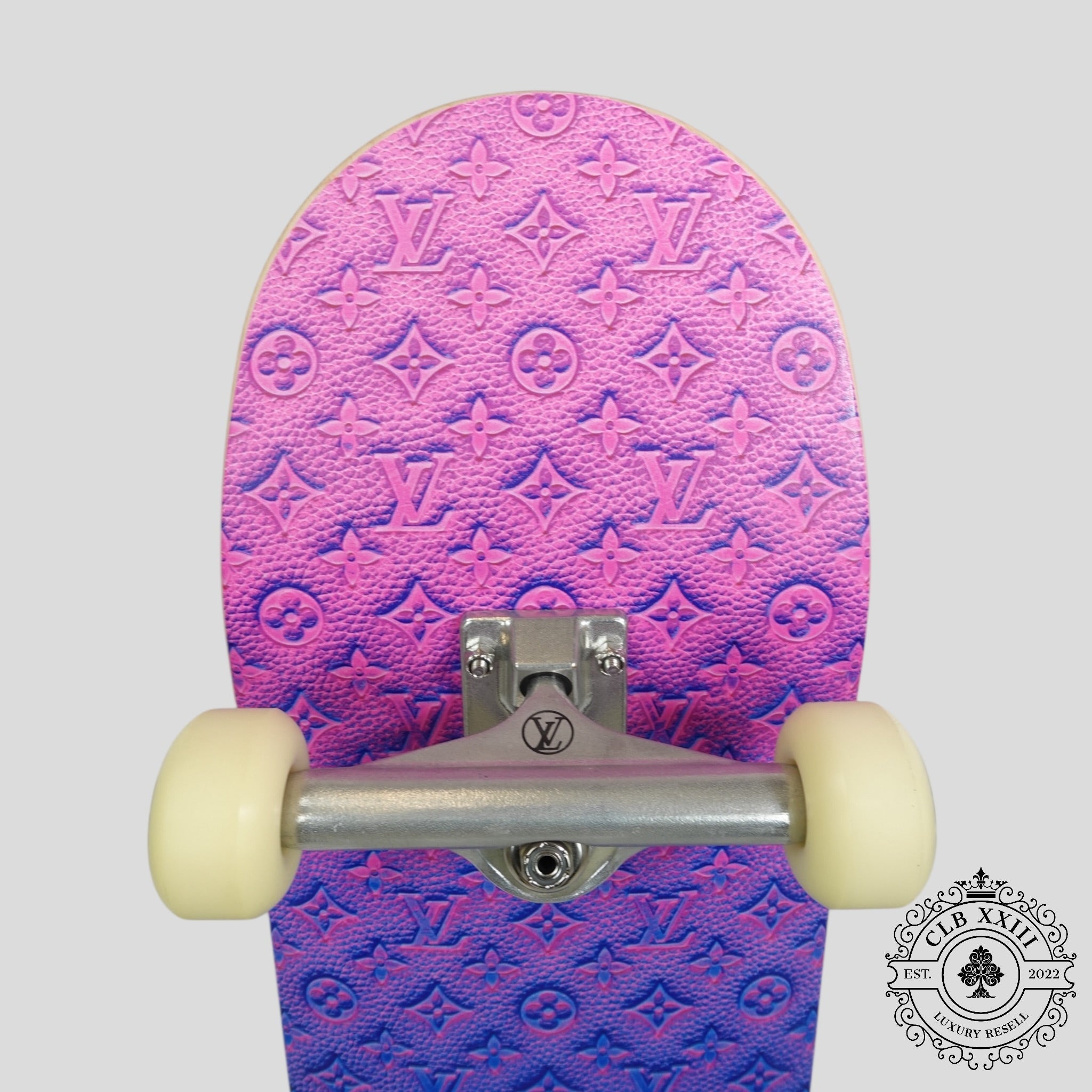 Skateboard Monogram Illusion Rose et Bleu Louis Vuitton
