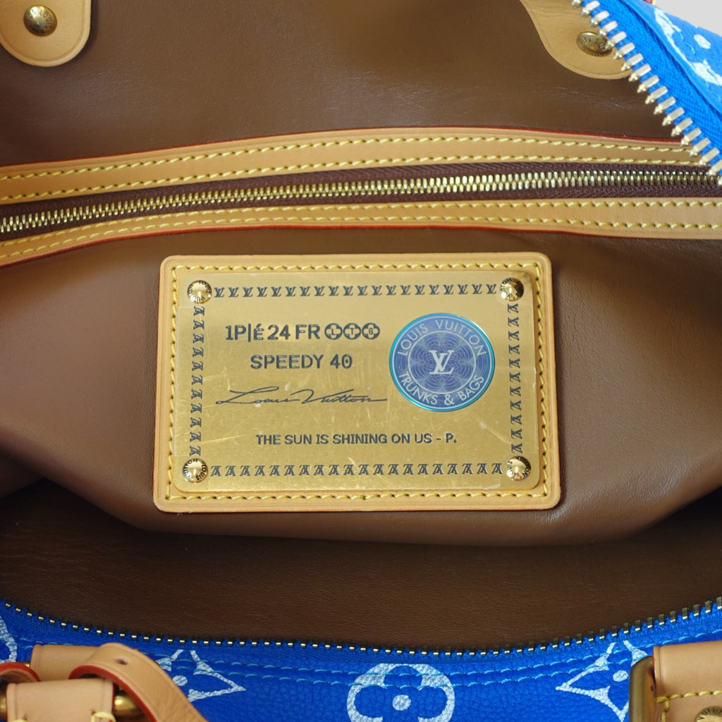 Louis Vuitton Speedy P9 Bandoulière 40 Bleu
