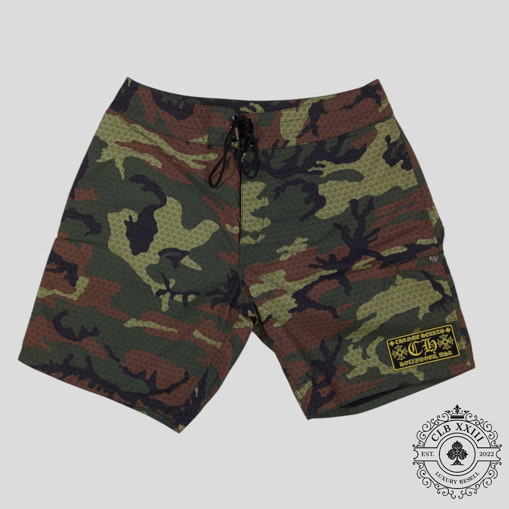 Short de bain Chrome Hearts motif camouflage