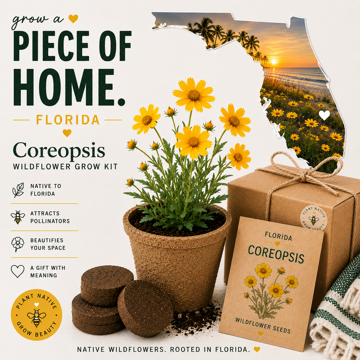 Kit de culture de Coreopsis de Floride