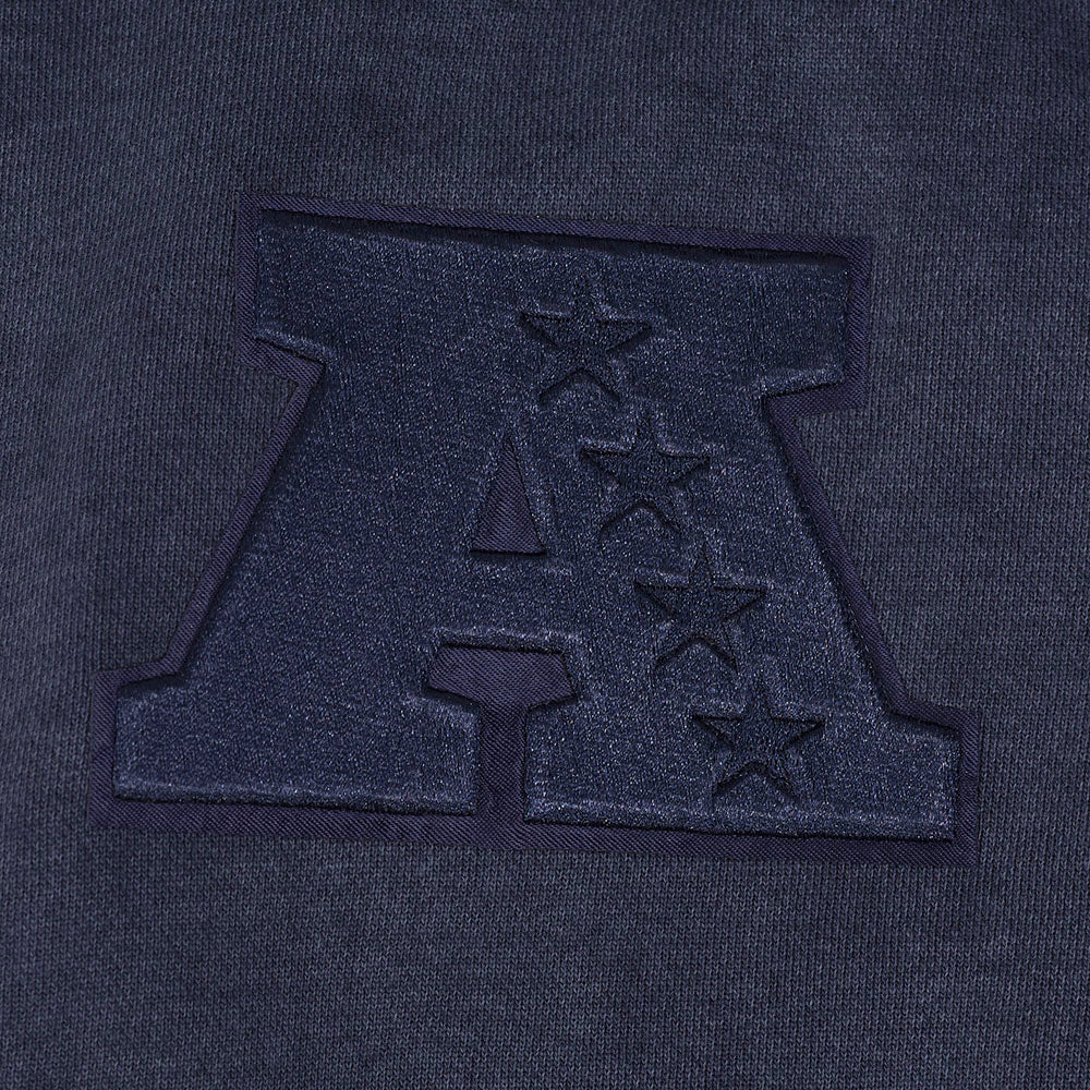 Sweat à Capuche Pro Standard Raiders Épaules Tombantes Délavé aux Enzymes - Marine