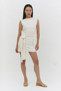 ROBE BEATRIZ EN BLANC CASSÉ