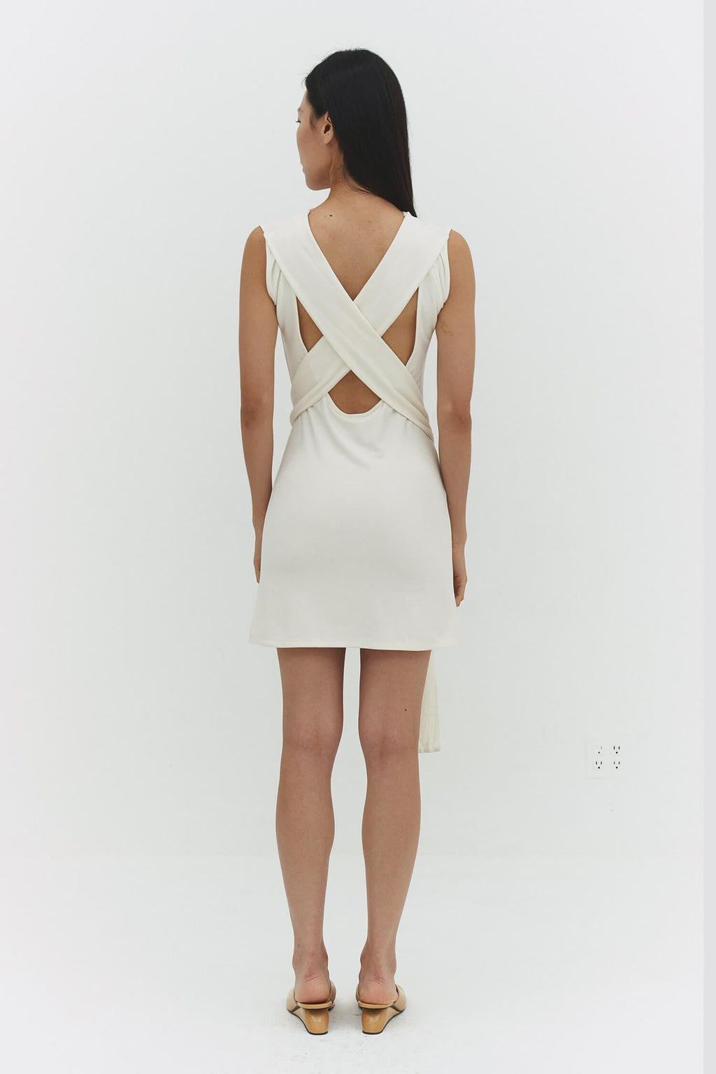ROBE BEATRIZ EN BLANC CASSÉ