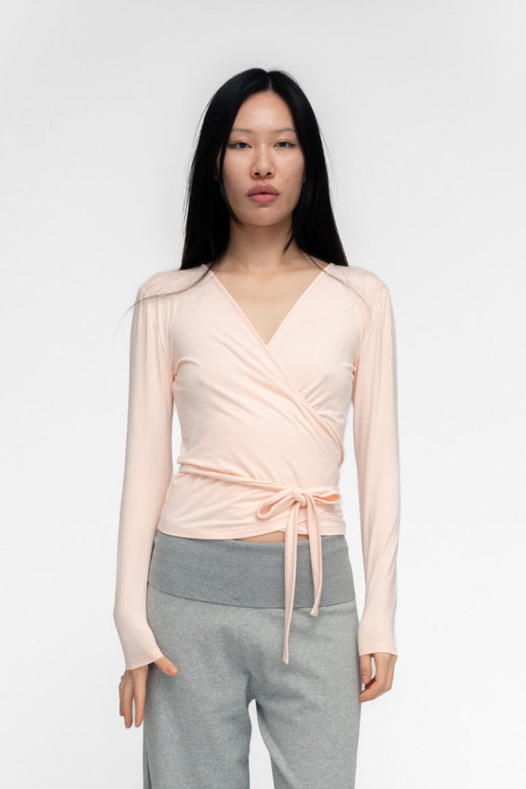 HAUT CACHE-CŒUR DANSEUSE ROSE POUDRE