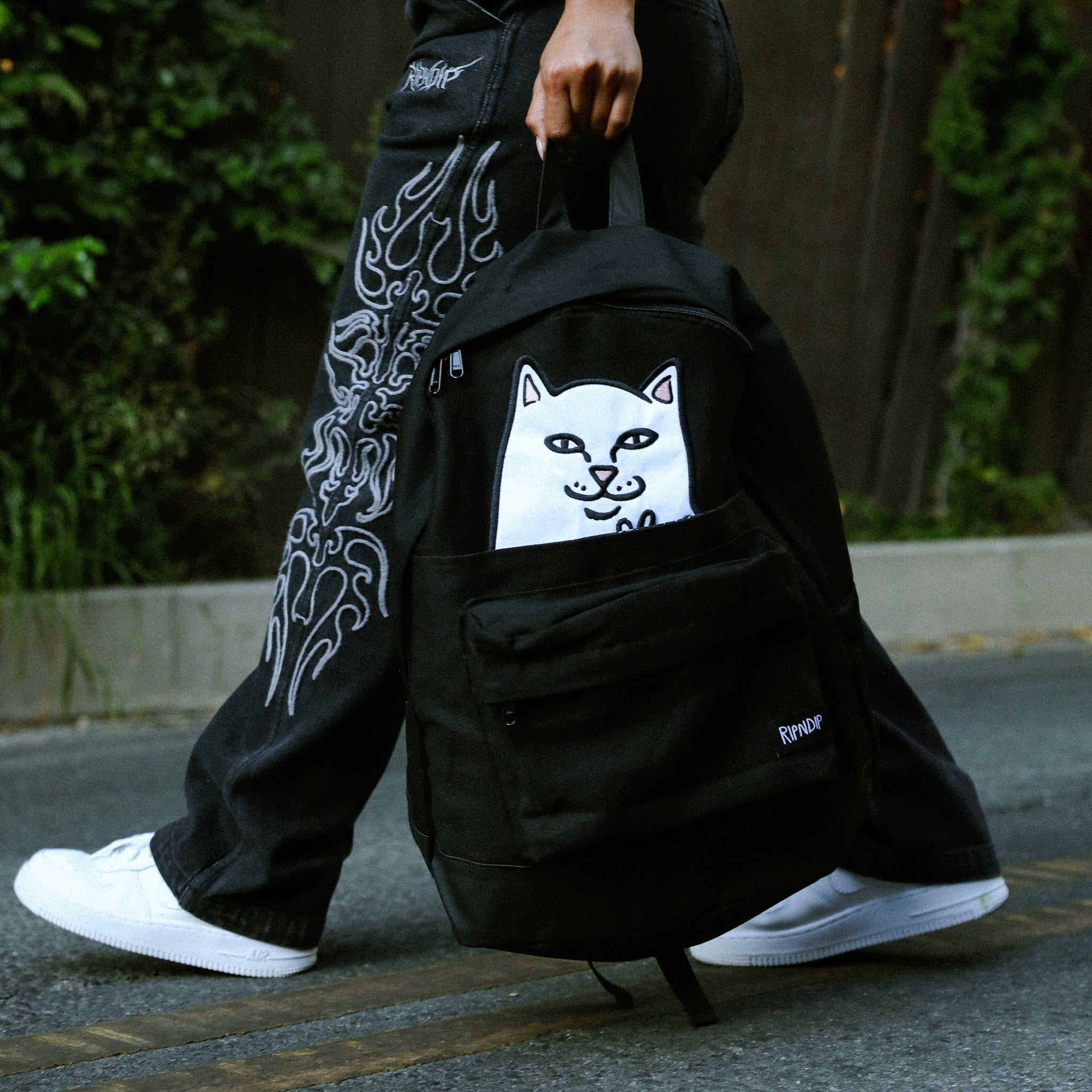 Lord Nermal Velcro Hands Backpack (Black)