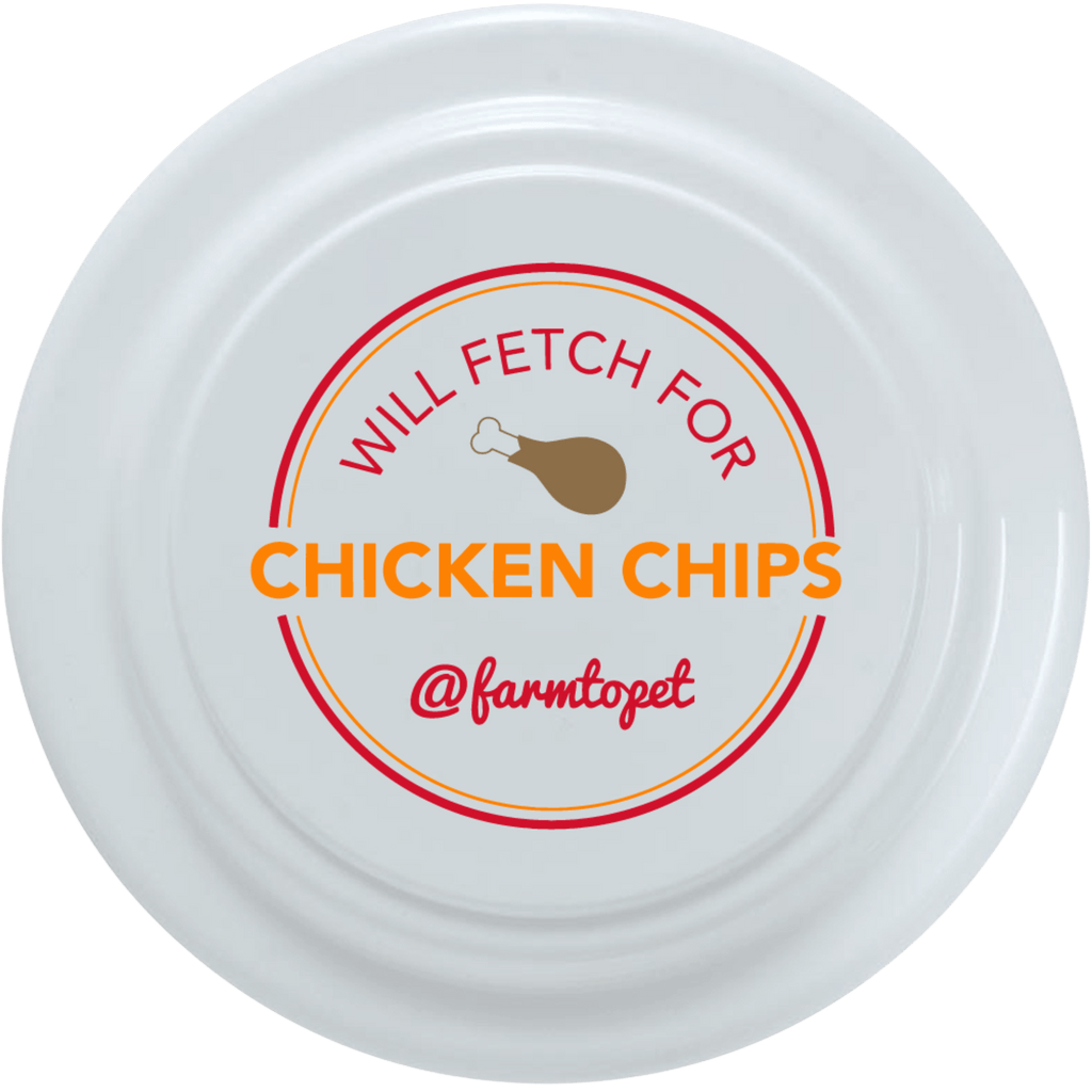 Disque pour chien "Fetch for Chicken Chips" | Jouet amusant pour chiens et humains
