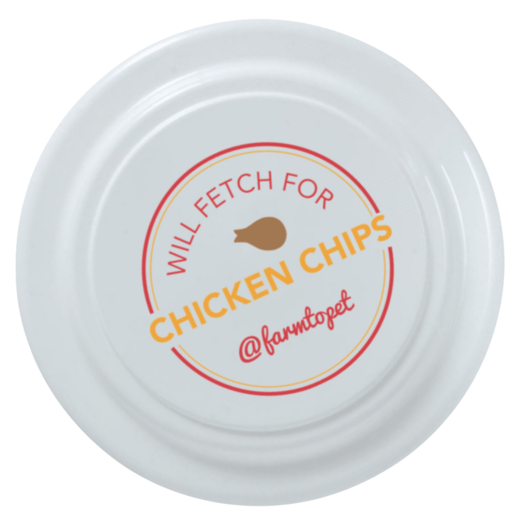 Disque pour chien "Fetch for Chicken Chips" | Jouet amusant pour chiens et humains