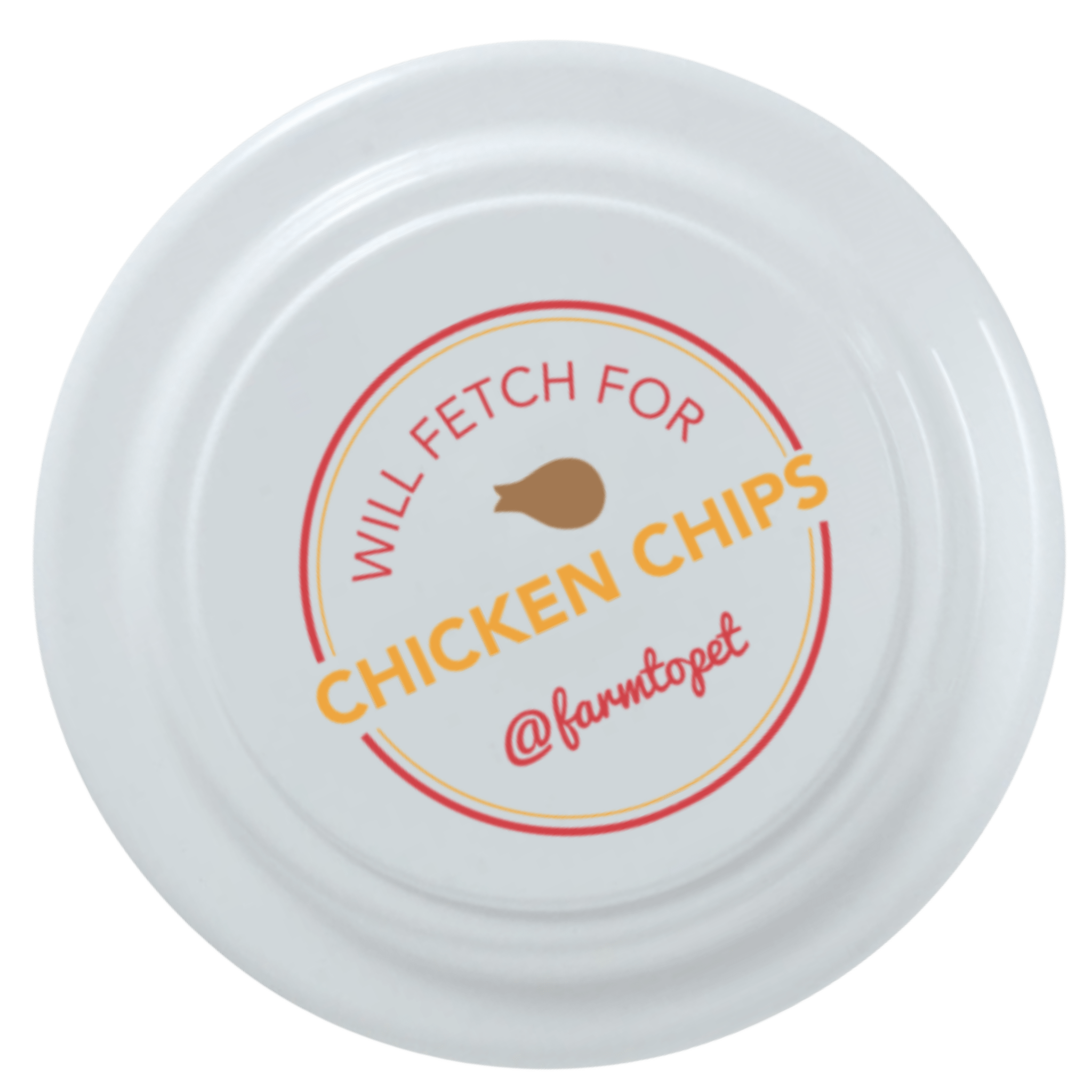 Disque pour chien "Fetch for Chicken Chips" | Jouet amusant pour chiens et humains