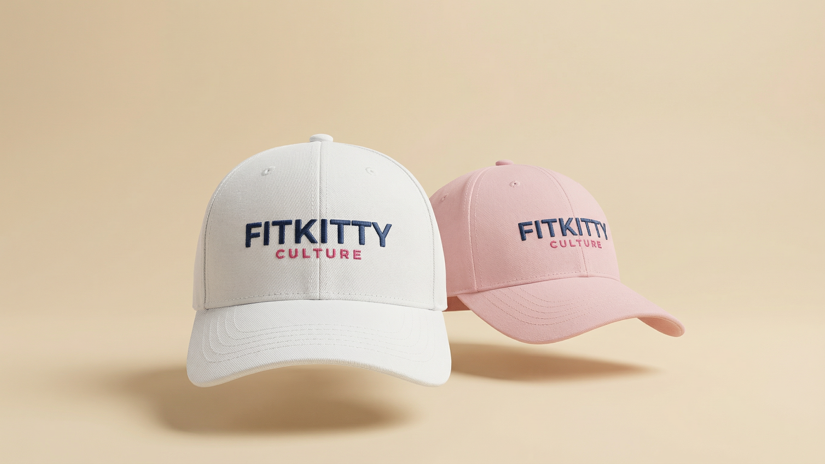 Casquette de baseball avec logo Fitkitty