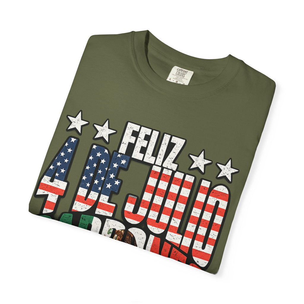 T-shirt Feliz 4 de Julio Cabrones | T-shirts humoristiques viraux latino du Mexique et des États-Unis | Unisexe - 4 juillet