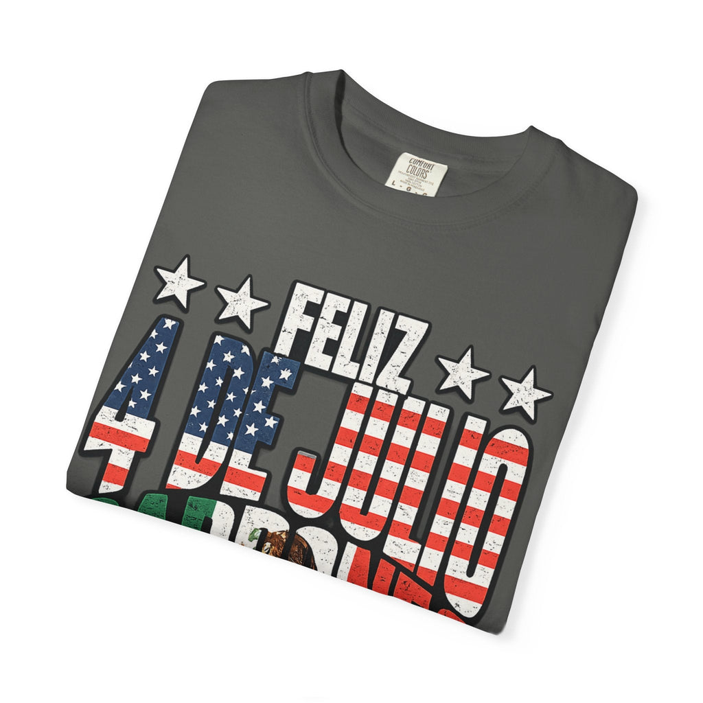 T-shirt Feliz 4 de Julio Cabrones | T-shirts humoristiques viraux latino du Mexique et des États-Unis | Unisexe - 4 juillet