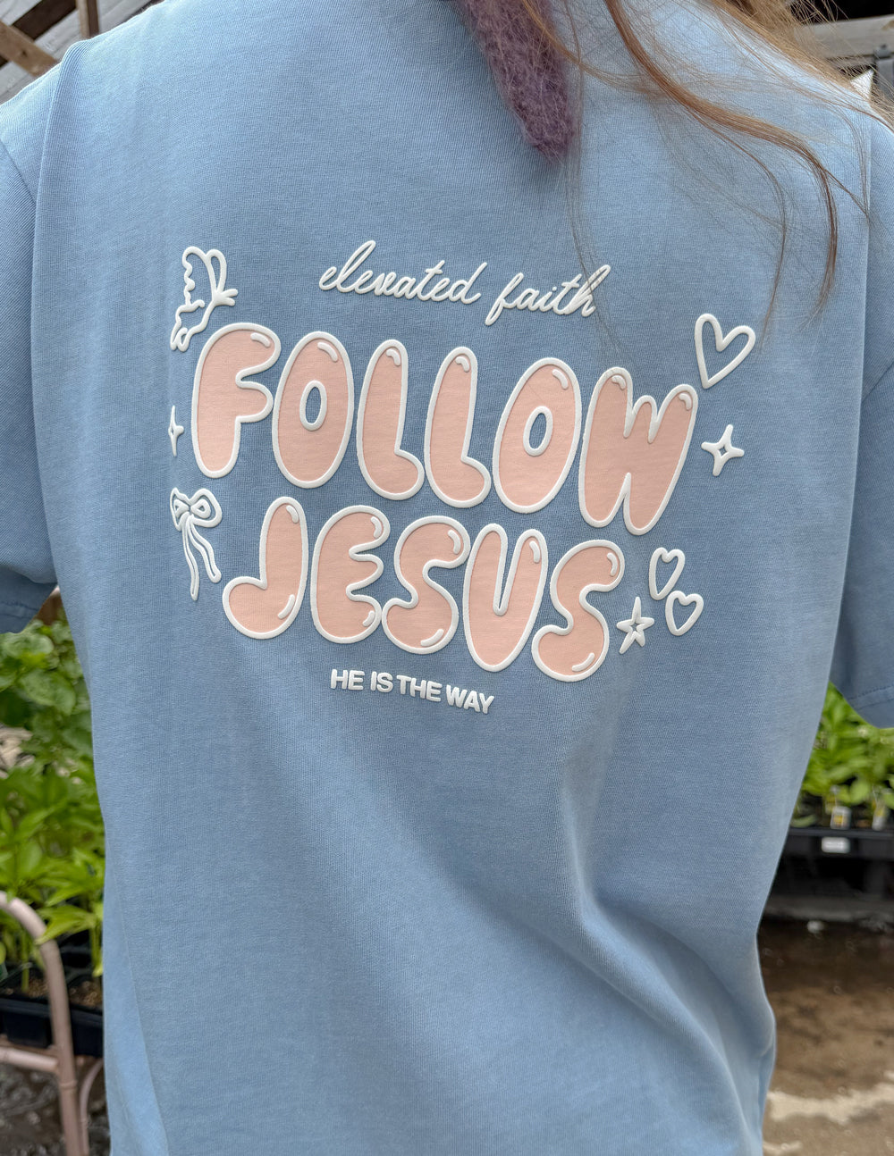 T-shirt unisexe Suivez Jésus