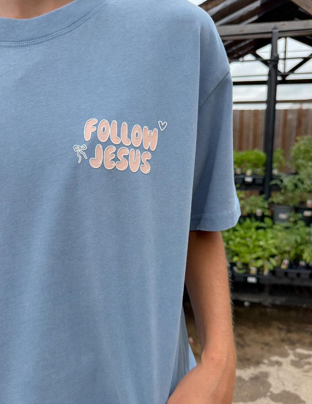 T-shirt unisexe Suivez Jésus