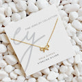 Collier en argent sterling avec nœud papillon chic Shine