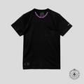 T-shirt à logo et poches Chrome Hearts en noir et violet