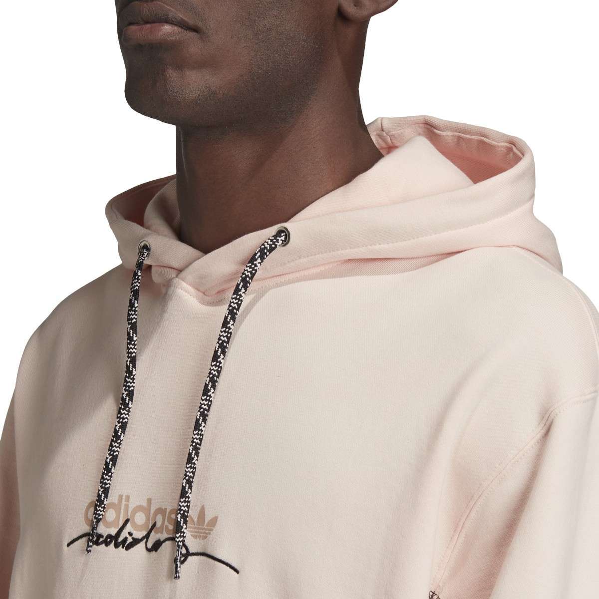 Sweat à capuche R.Y.V. adidas Originals pour hommes - Rose teinté