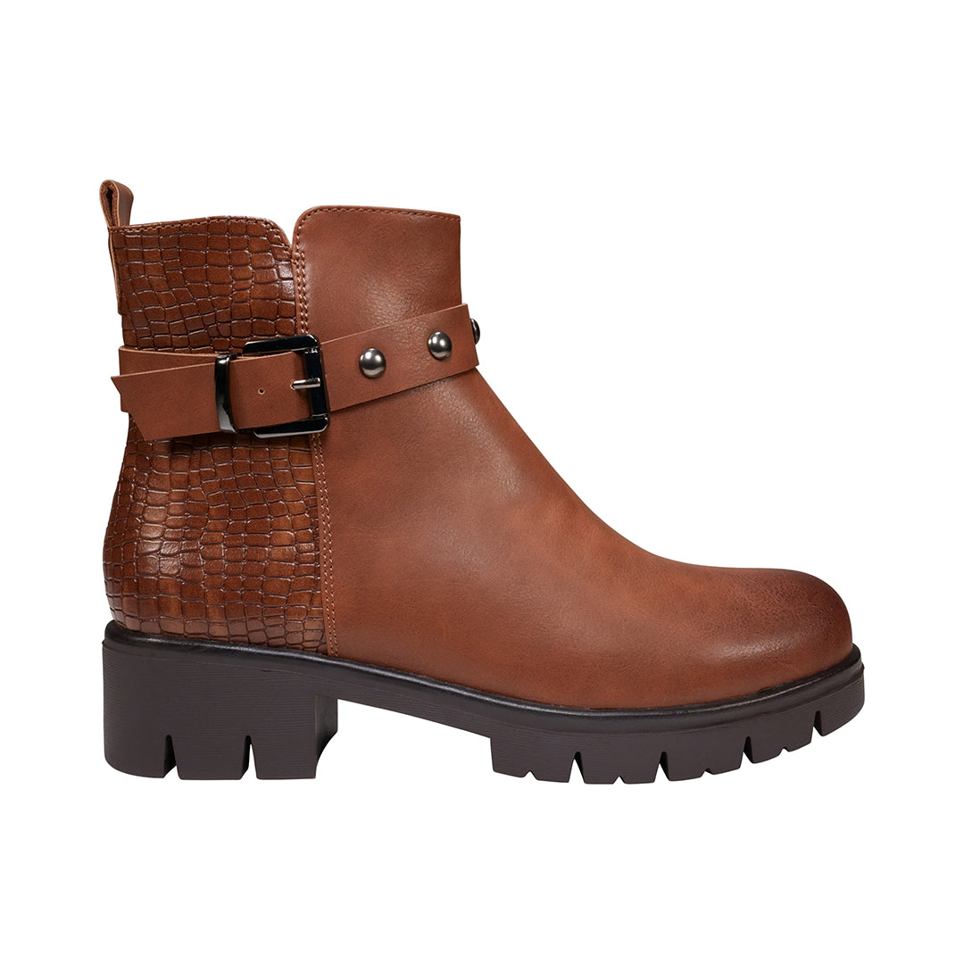 Bottines Georgia Cognac