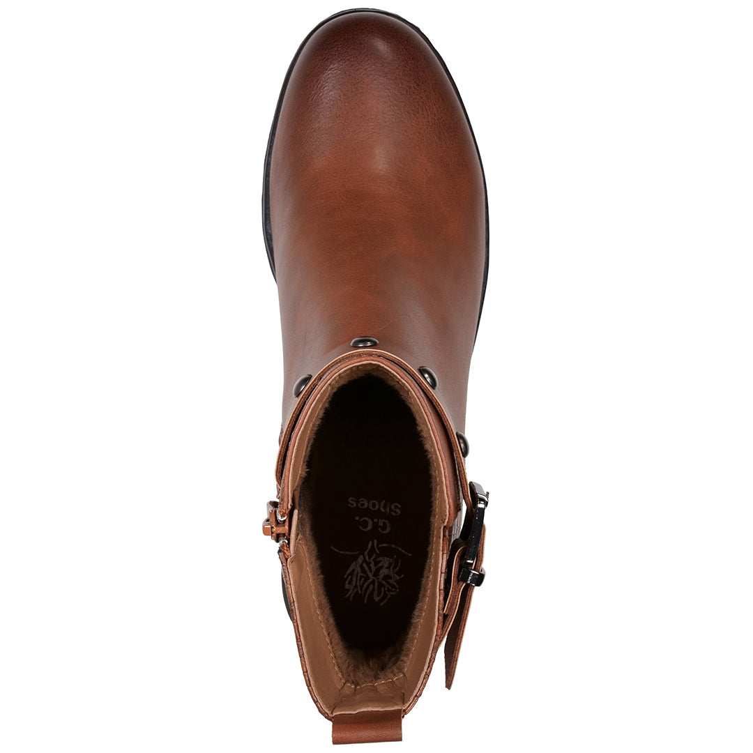 Bottines Georgia Cognac