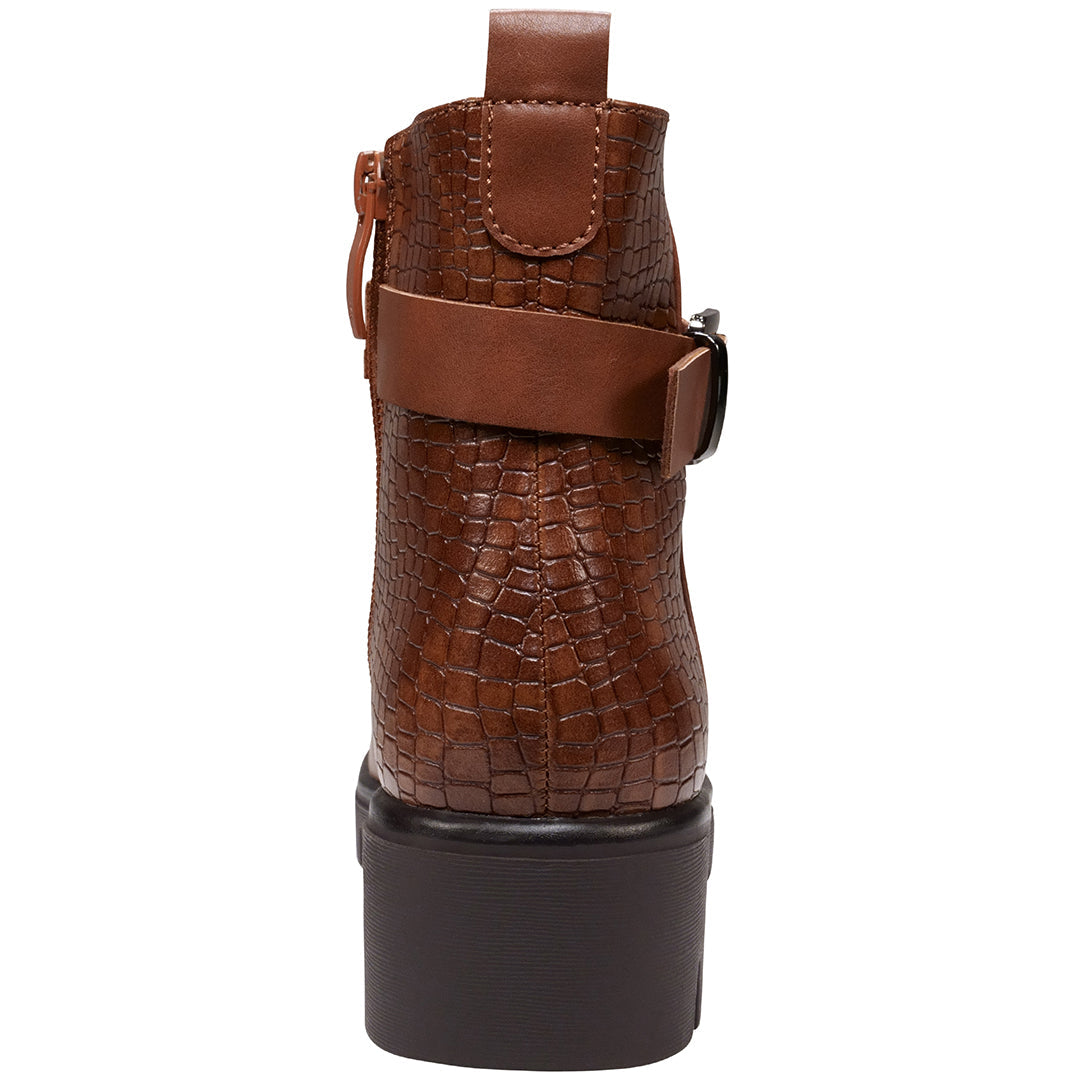 Bottines Georgia Cognac