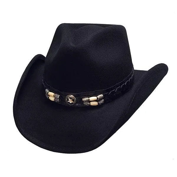 Bullhide Good Lookin' - Chapeau de cowboy en feutre de laine pour enfant