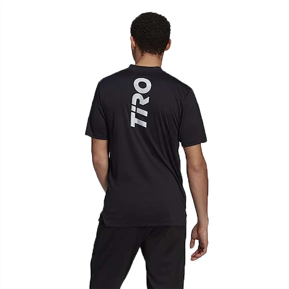 T-Shirt TIRO JSY Word R Homme adidas - NOIR / BLANC