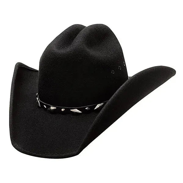 Chapeau de cowboy en feutre de laine malléable Bullhide Justin Moore Guns