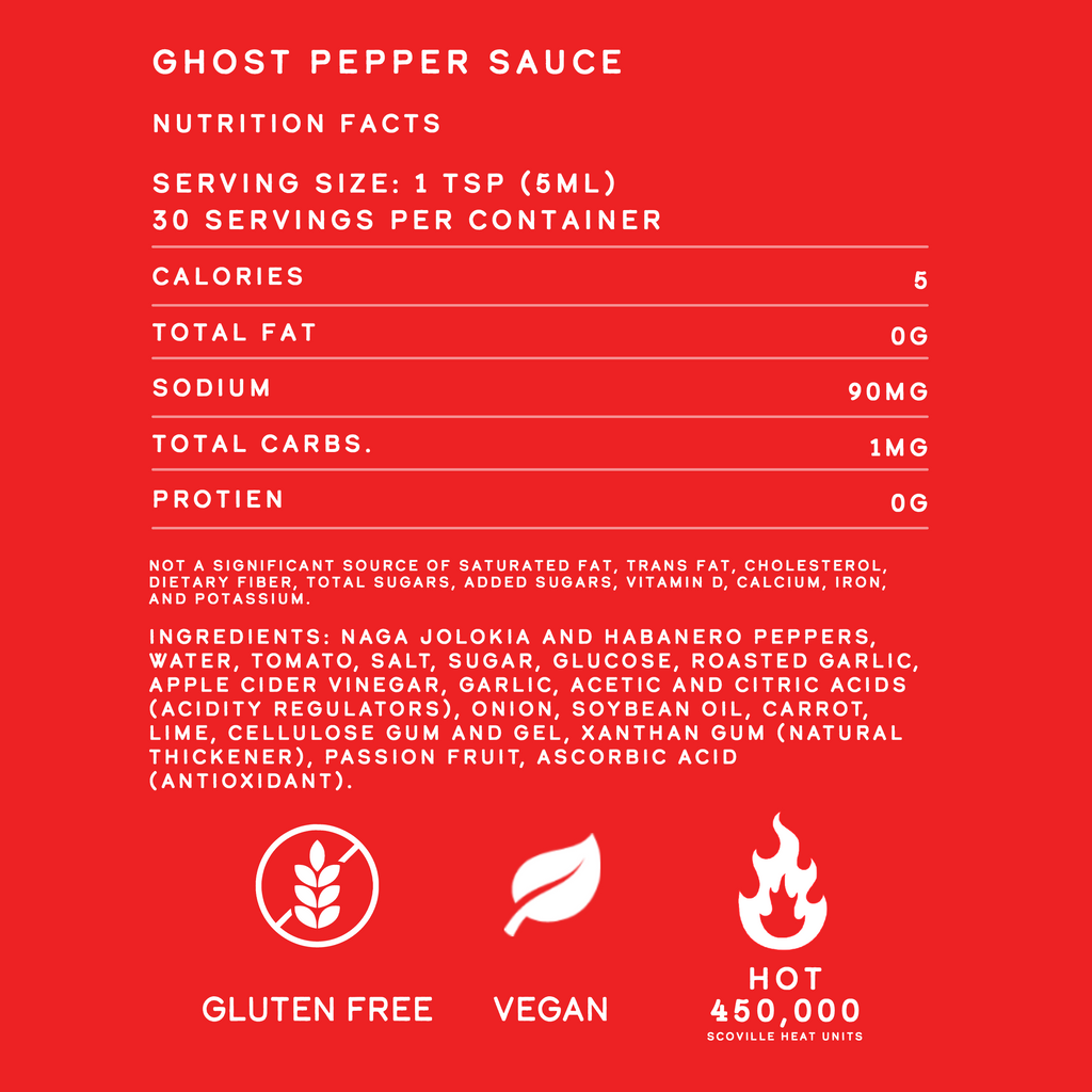 Sauce piquante au piment fantôme
