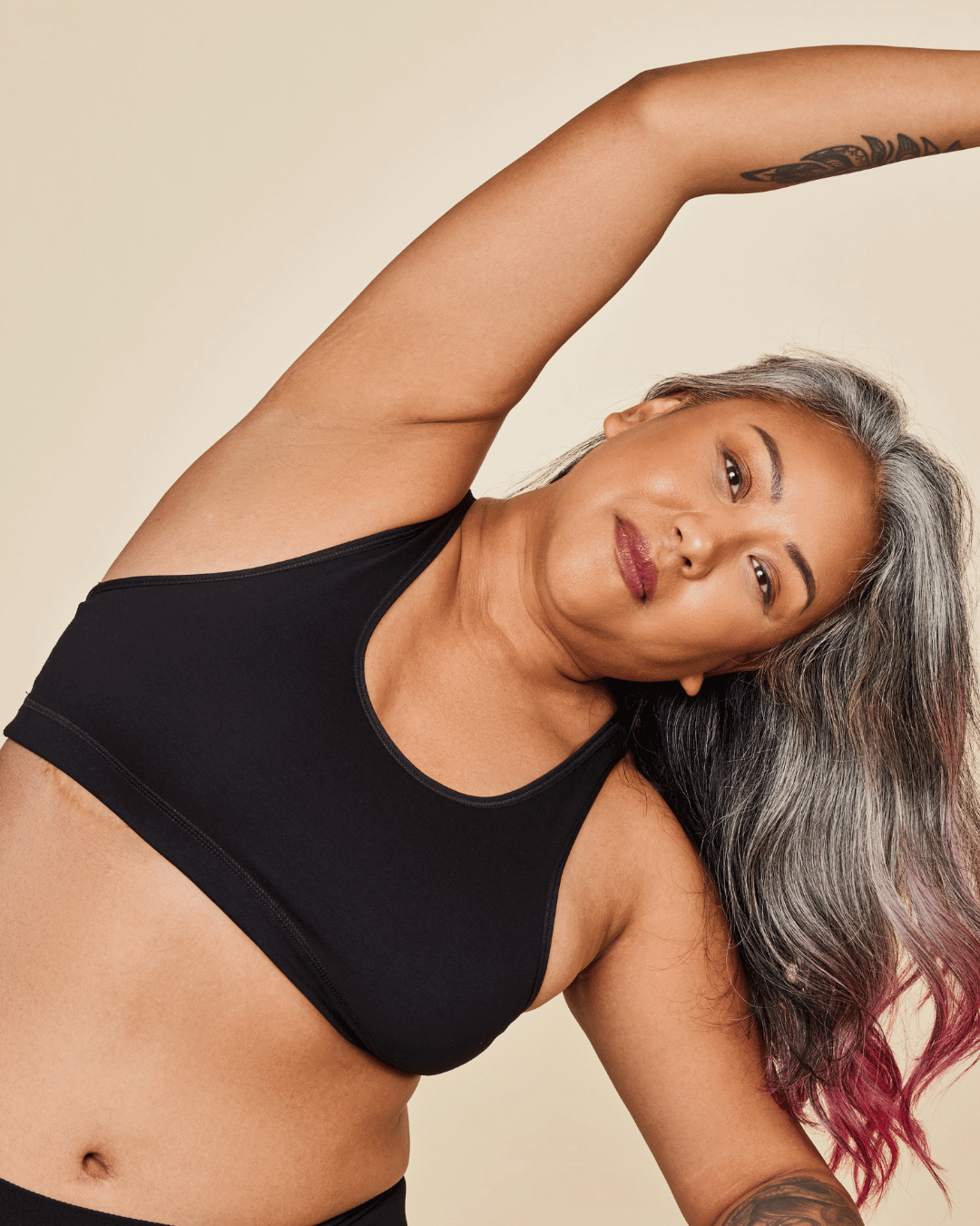 Brassière dos nageur en coton Glide