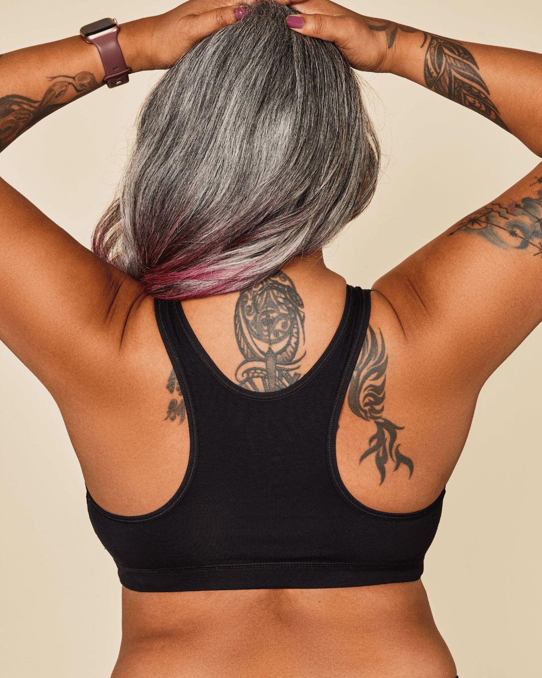 Brassière dos nageur en coton Glide