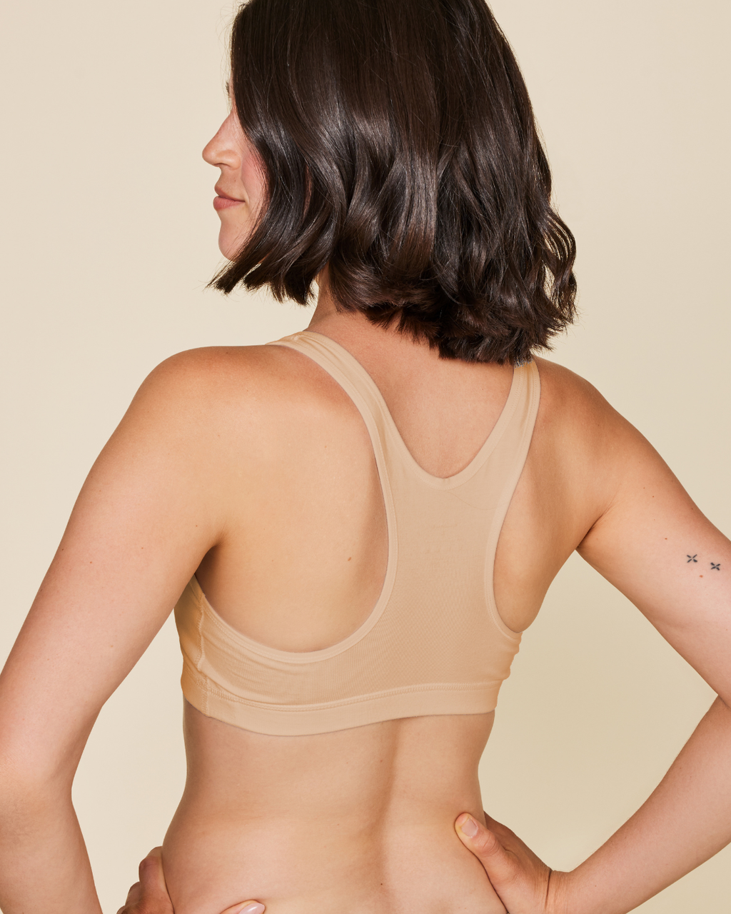 Brassière dos nageur en coton Glide