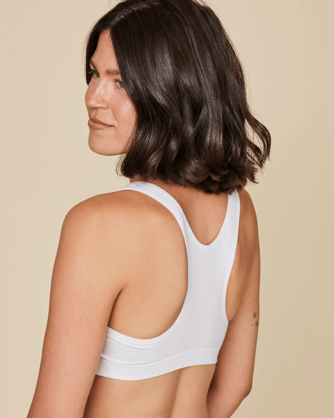 Brassière dos nageur en coton Glide