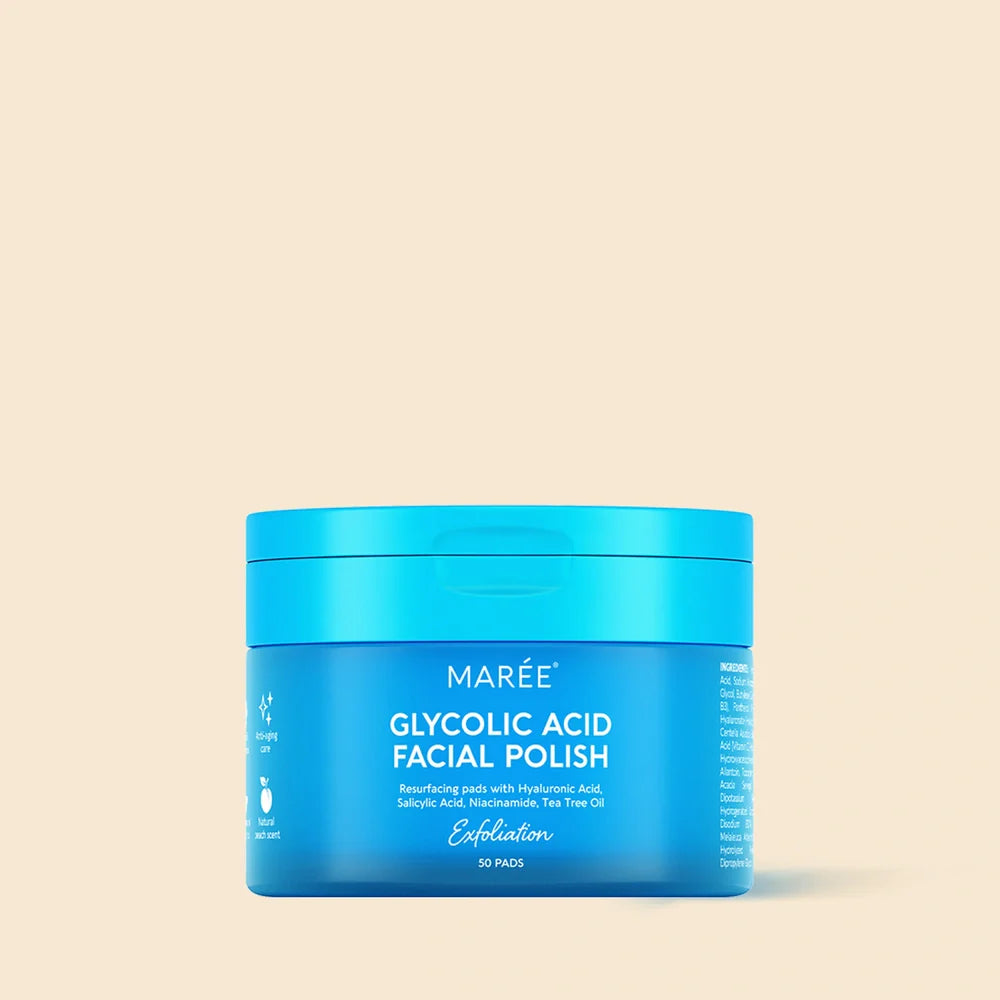 Disques exfoliants à l'acide glycolique