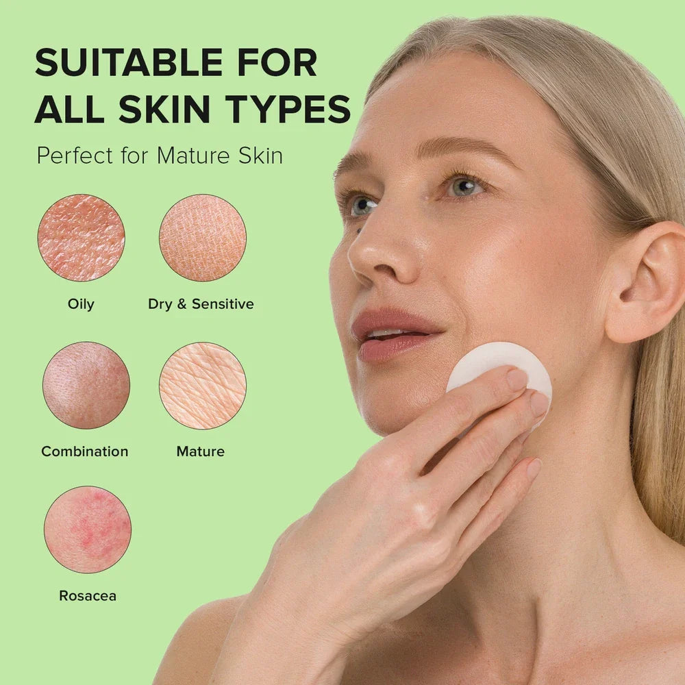 Disques exfoliants à l'acide glycolique
