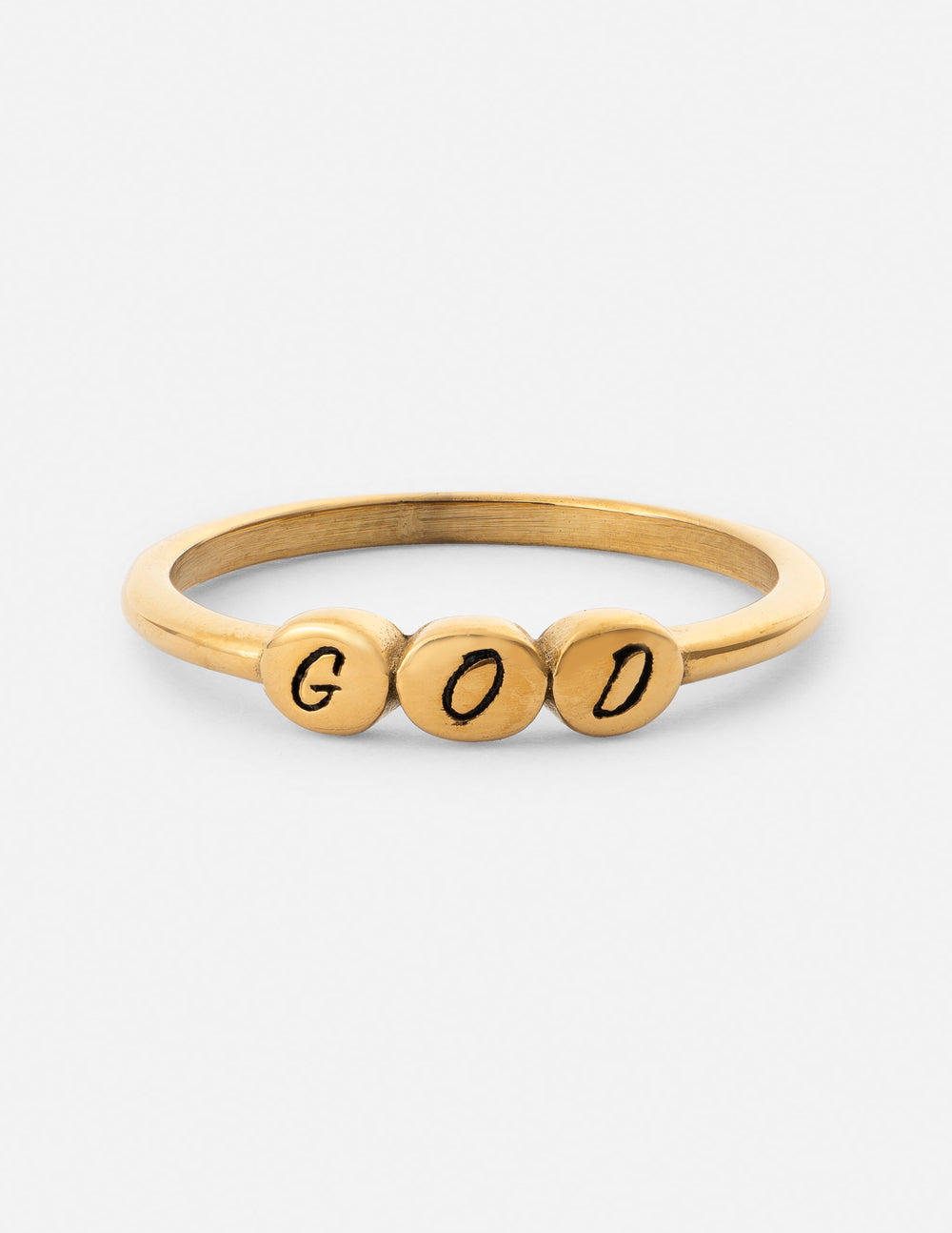 Bague lettre Dieu