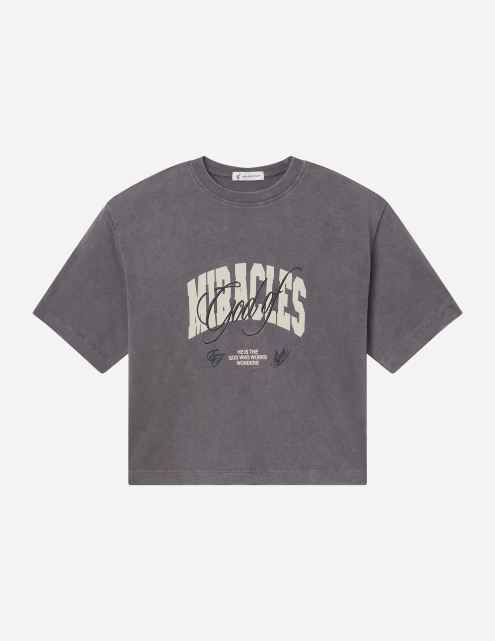 T-shirt court pour femme God of Miracles