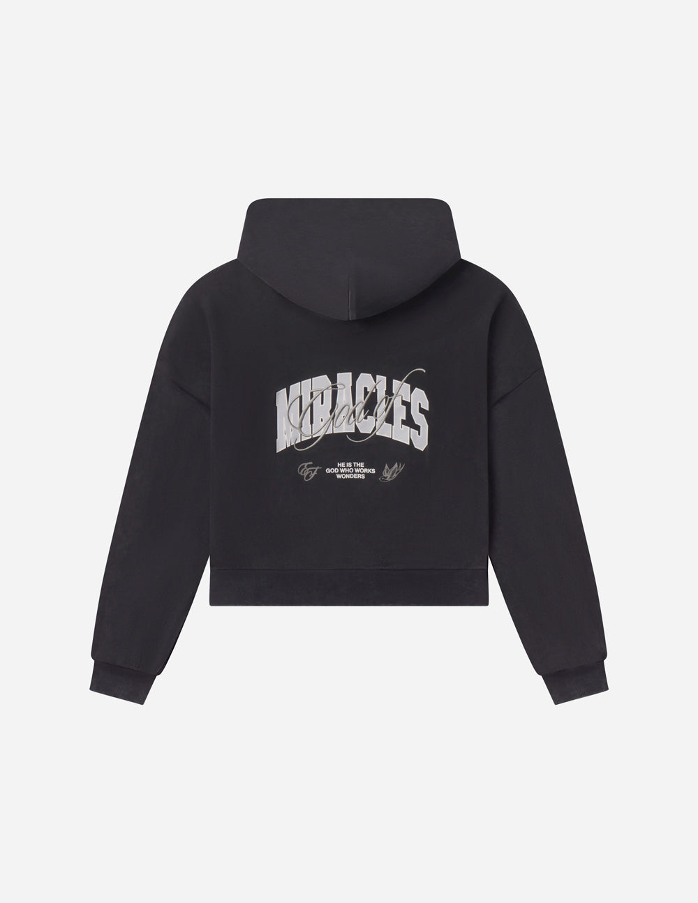 Sweat à capuche zippé intégralement Dieu des miracles