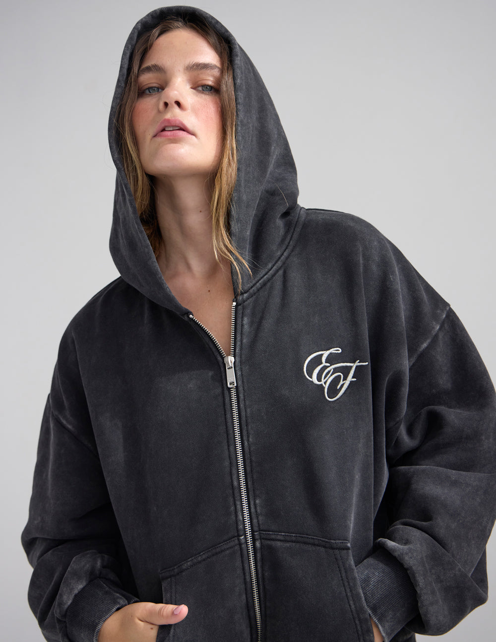 Sweat à capuche zippé intégralement Dieu des miracles