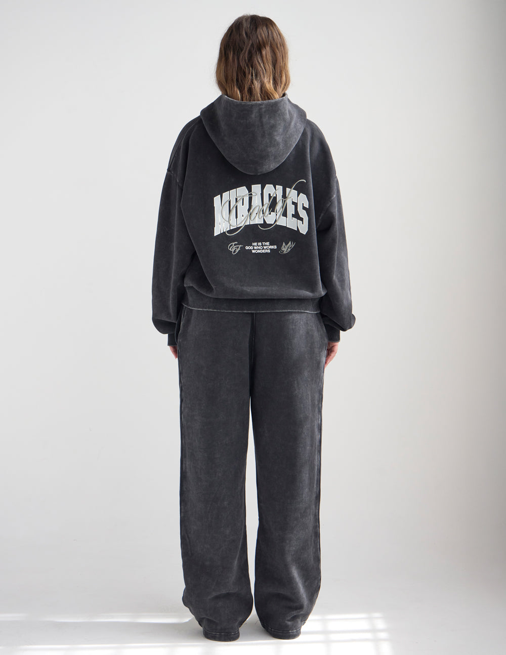 Sweat à capuche zippé intégralement Dieu des miracles