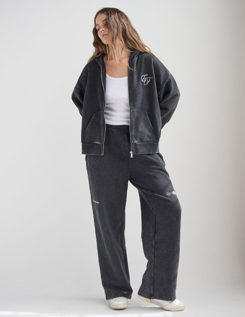 Sweat à capuche zippé intégralement Dieu des miracles