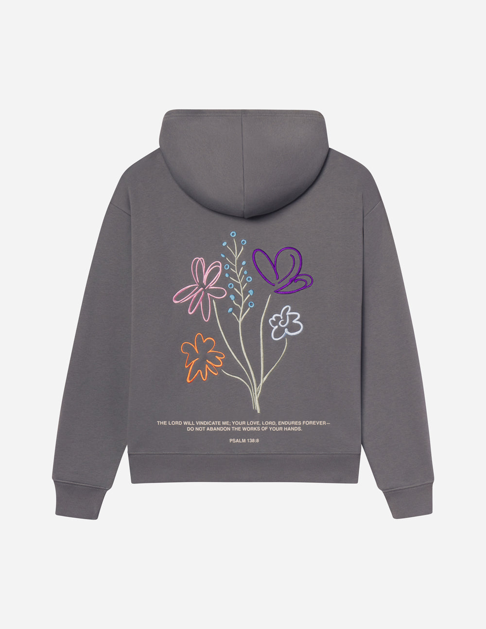 Sweat à capuche unisexe "Dieu travaille toujours"