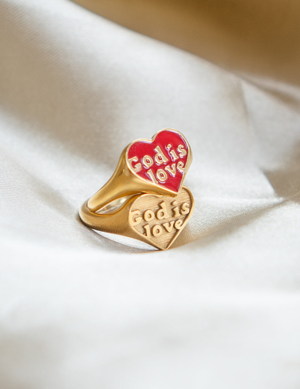 Bague Or Dieu est Amour