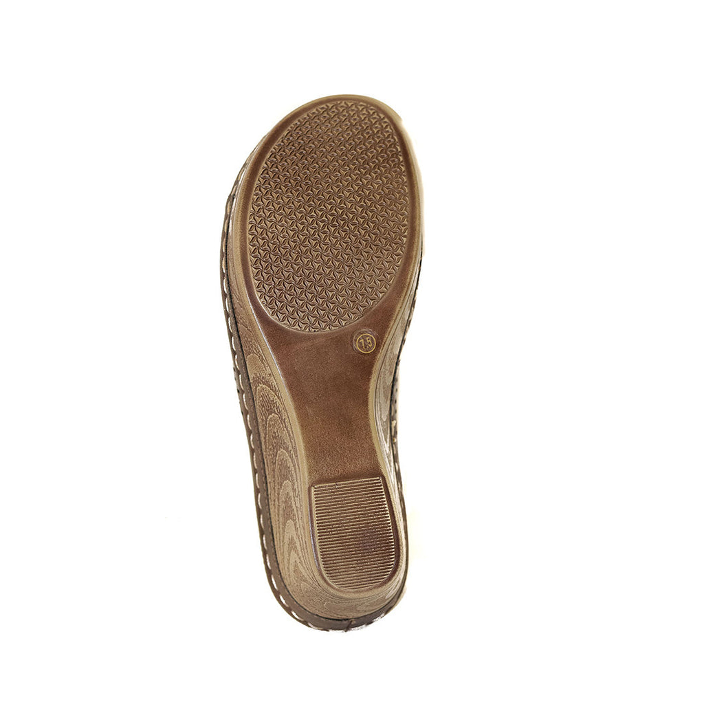 Women's Juliet Bronze Wedge Sandals