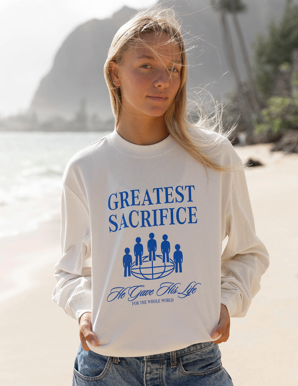 T-shirt Unisexe Greatest Sacrifice LS