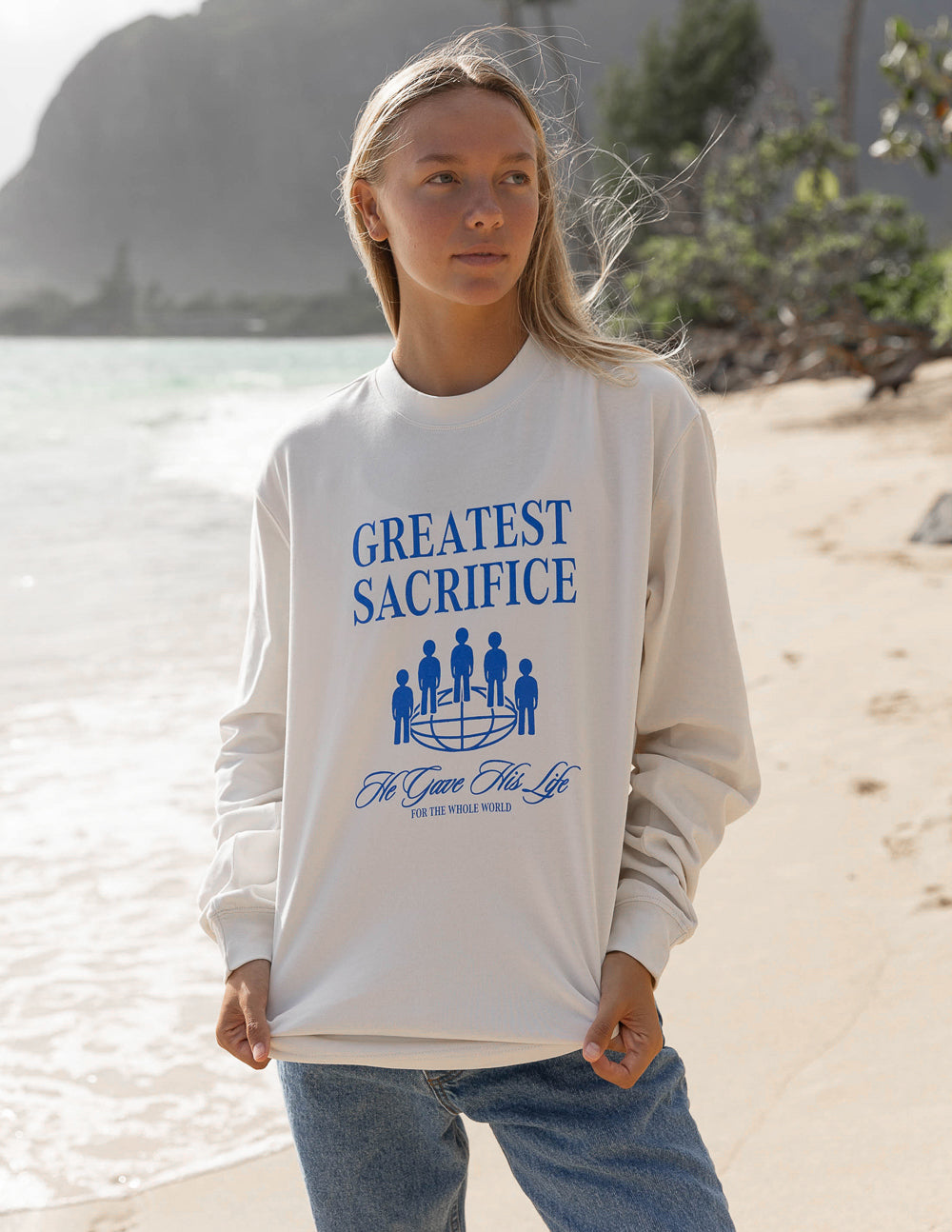 T-shirt Unisexe Greatest Sacrifice LS
