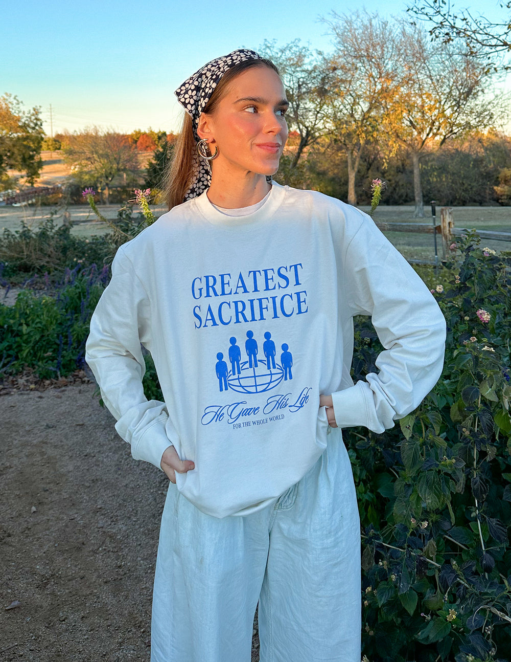 T-shirt Unisexe Greatest Sacrifice LS