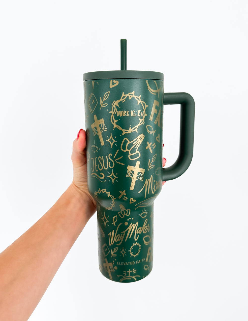 Gobelet Ascend 40 oz Vert Imprimé Intégral