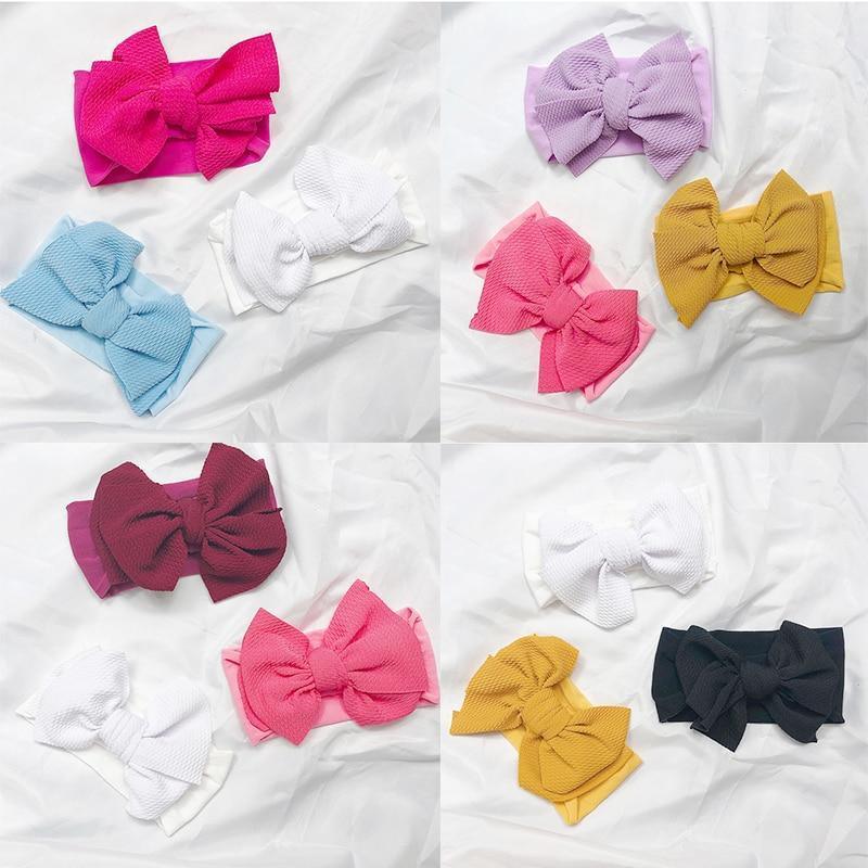 Bandeaux pour bébé pour nouveau-né, bandeau mignon avec nœud et fleur, bandeau élastique pour enfants, cadeaux pour filles, accessoires pour cheveux